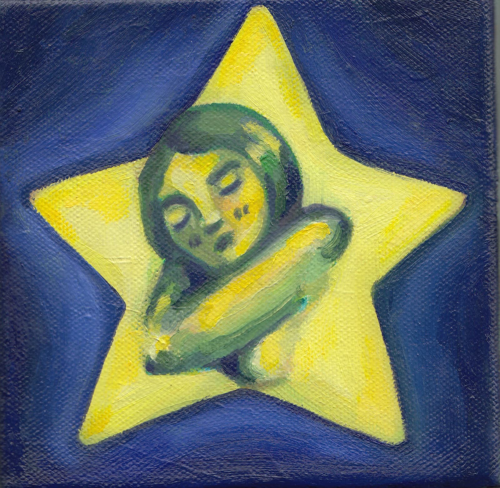 Star Girl, Oil on canvas, 2022