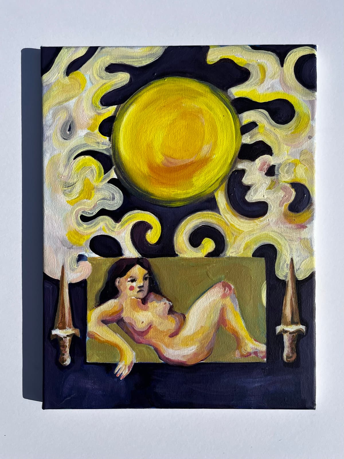 Chachki Girl, Oil on canvas, 2024