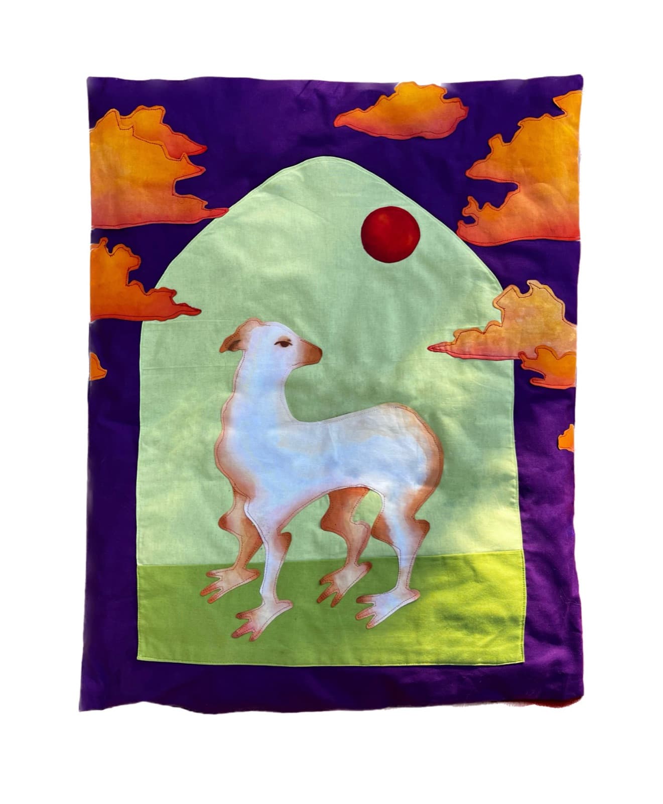 Acidic Skies — Watching Eyes, Textile, 2025