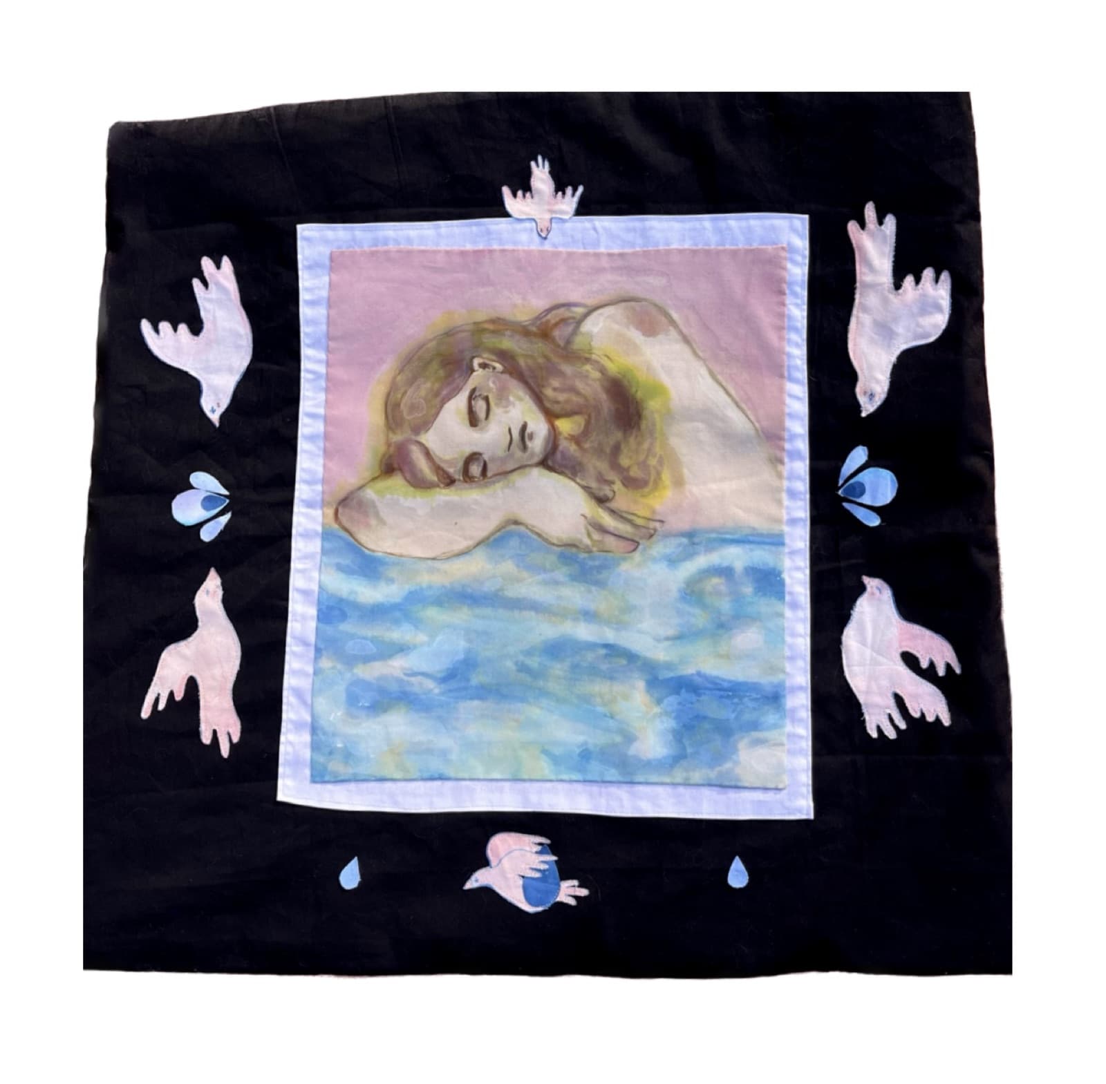 Sleeping In on a Luminous Day, Textile, 2025